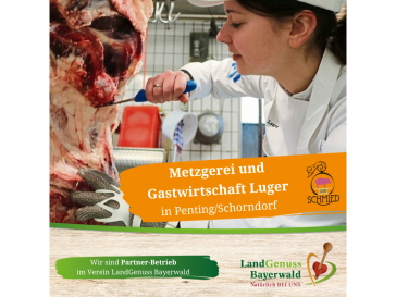Metzgerei und Gastwirtschaft Luger in Penting/Schorndorf